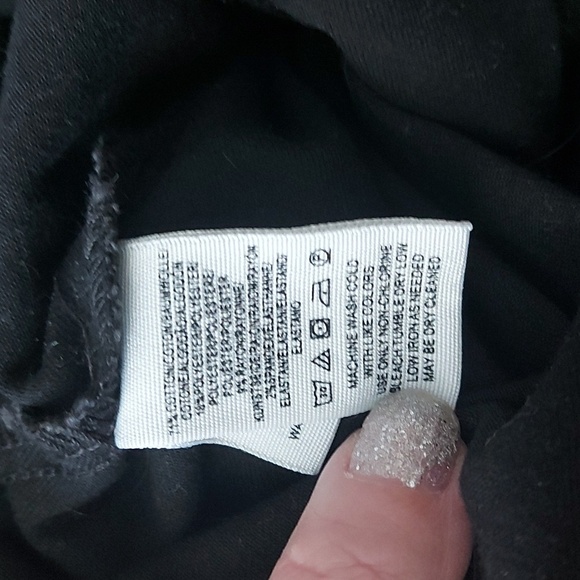 NWT Free People Slim Pull On Flare Leg Jeans Worn Black Size 28 - Picture 8 of 8